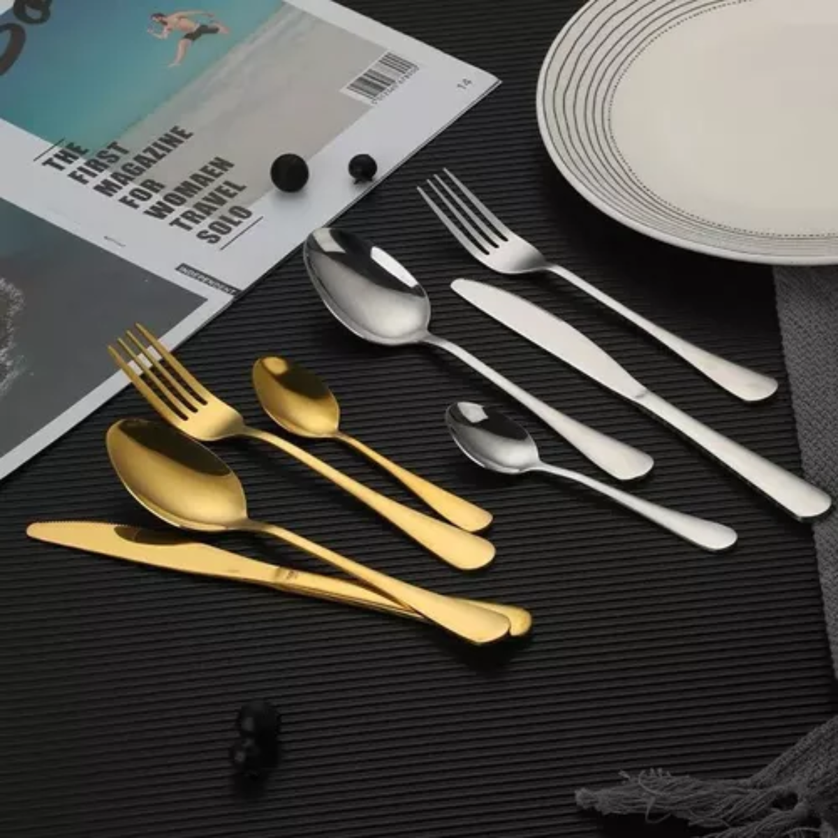 Juego De Cubiertos X 24Pcs